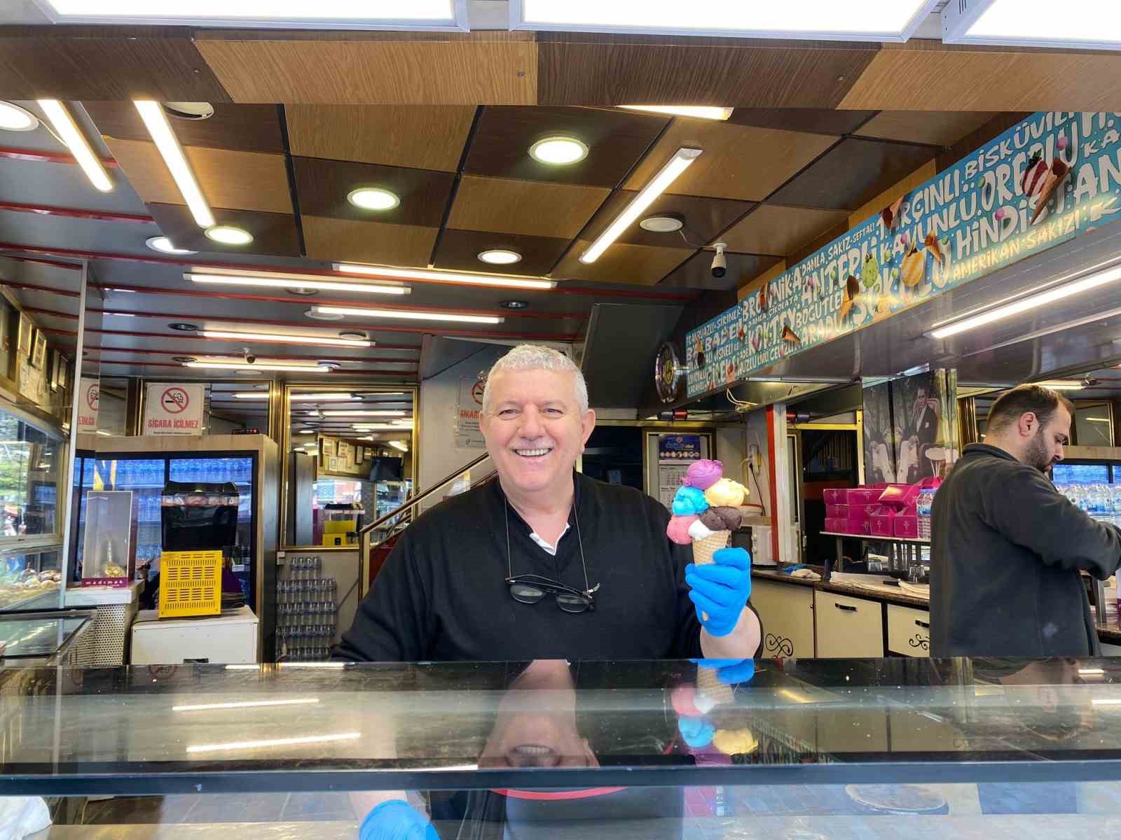 Havaların ısınmasıyla dondurma satışları hareketlendi
