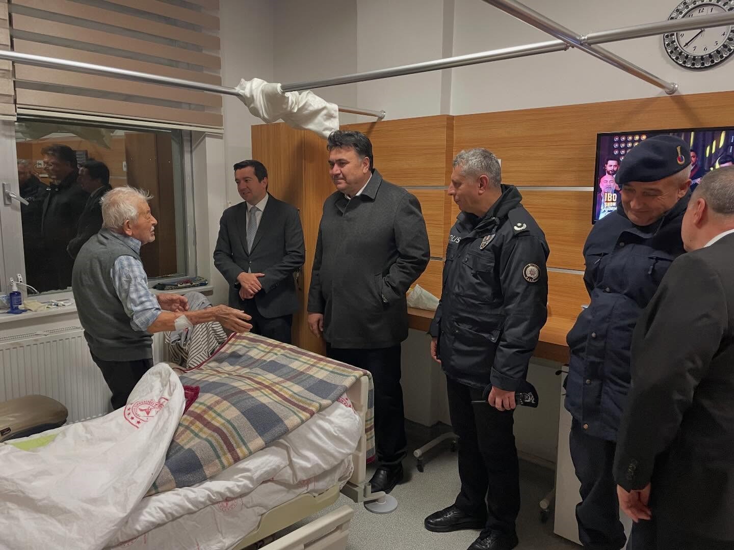 Havran protokolü yılbaşında güvenlik güçlerini ve hastaları yalnız bırakmadı
