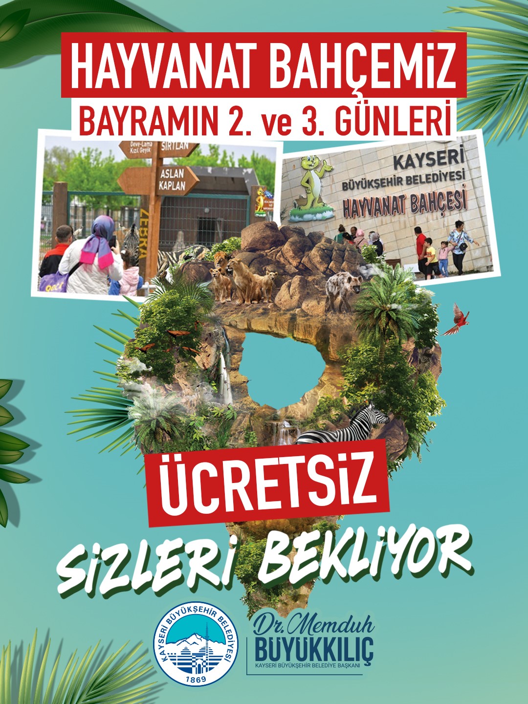 Hayvanat Bahçesi bayramda ücretsiz
