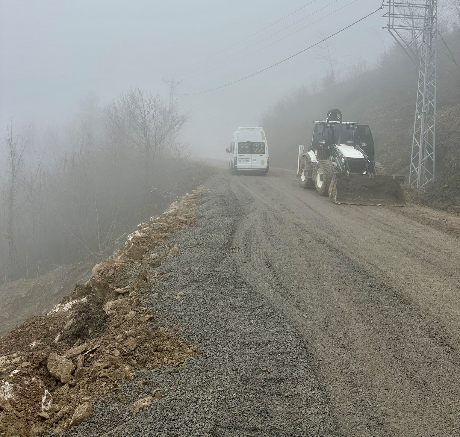 Heyelan alanında çalışmalar tamamlandı
