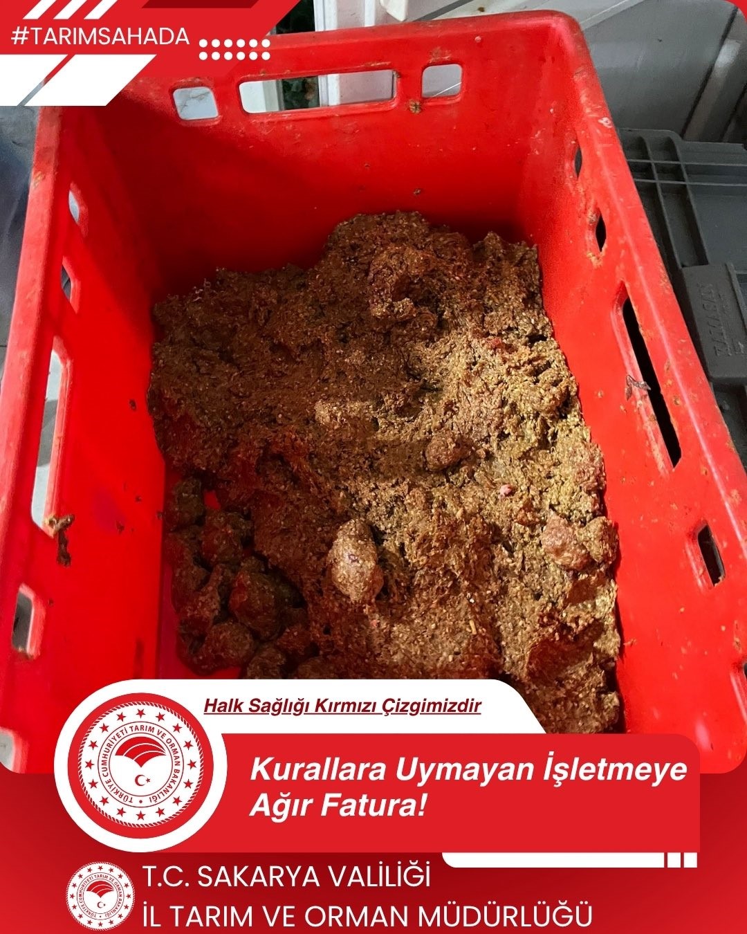 Hijyen kurallarının hiçe sayıldığı işletmeye 300 bin liranın üzerinde ceza
