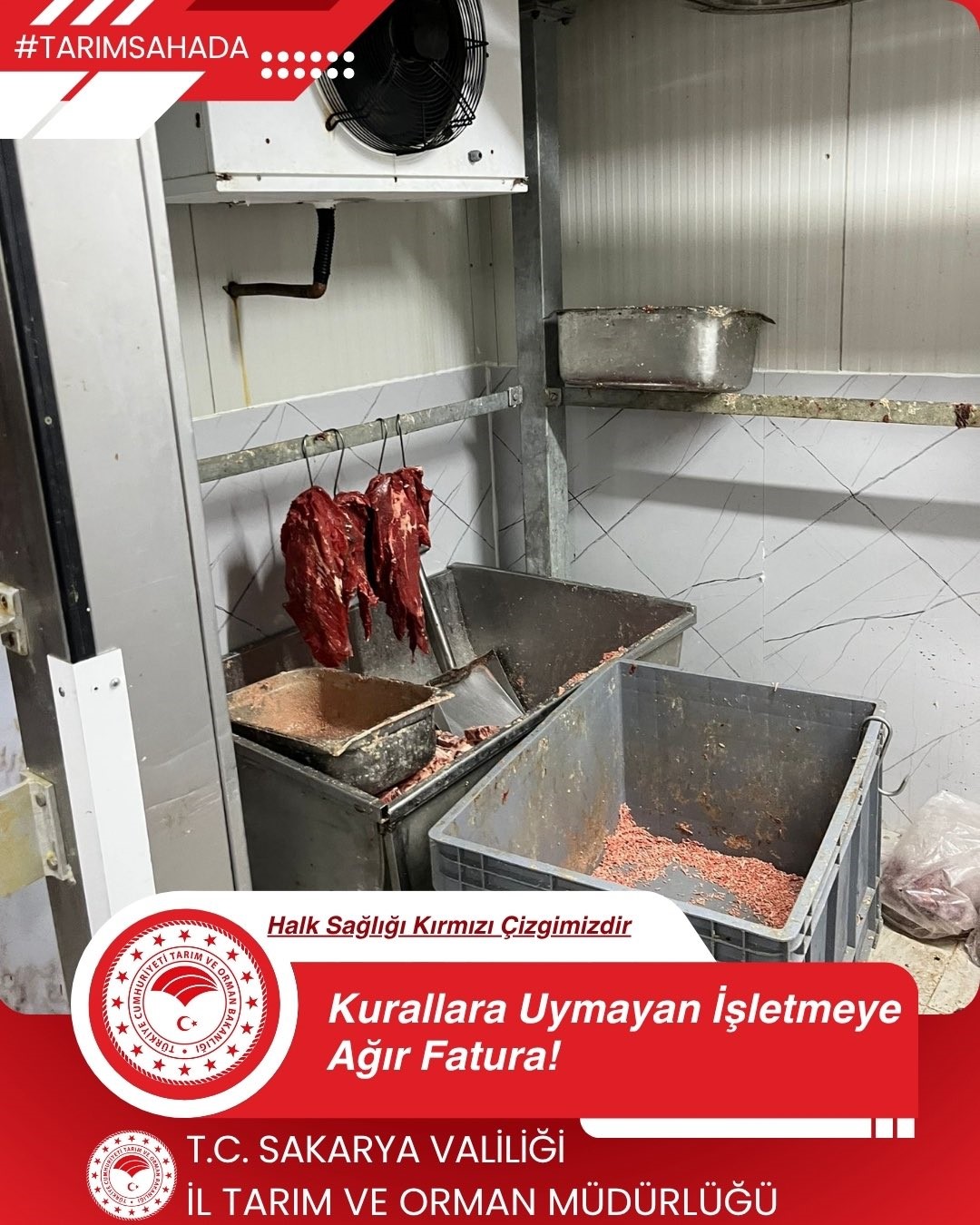 Hijyen kurallarının hiçe sayıldığı işletmeye 300 bin liranın üzerinde ceza
