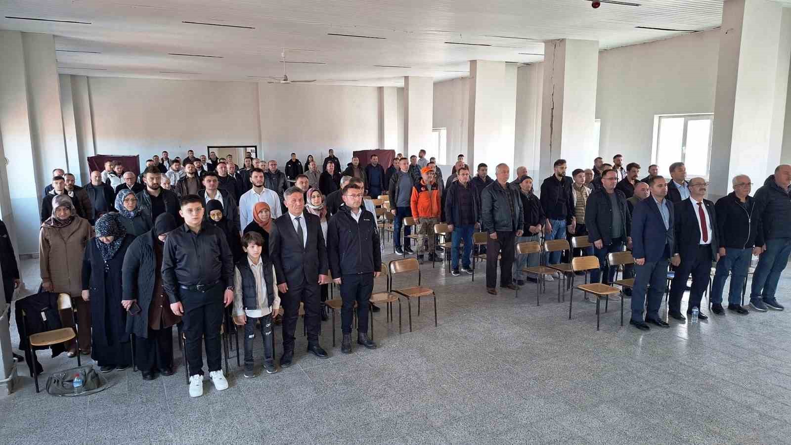 Hisarcık Esnaf ve Sanatkârlar Odası’nda başkanlığa Süleyman Çelik seçildi
