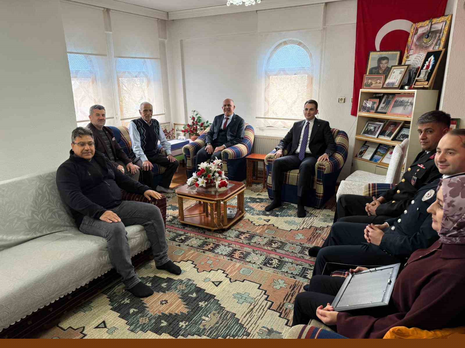 Hisarcık’ta şehit ailesi ve gazilere bayram ziyareti
