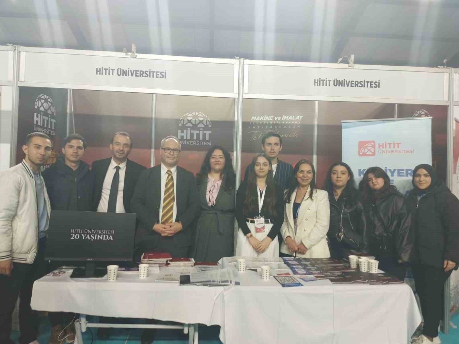 Hitit Üniversitesi standına OKAF’ta yoğun ilgi
