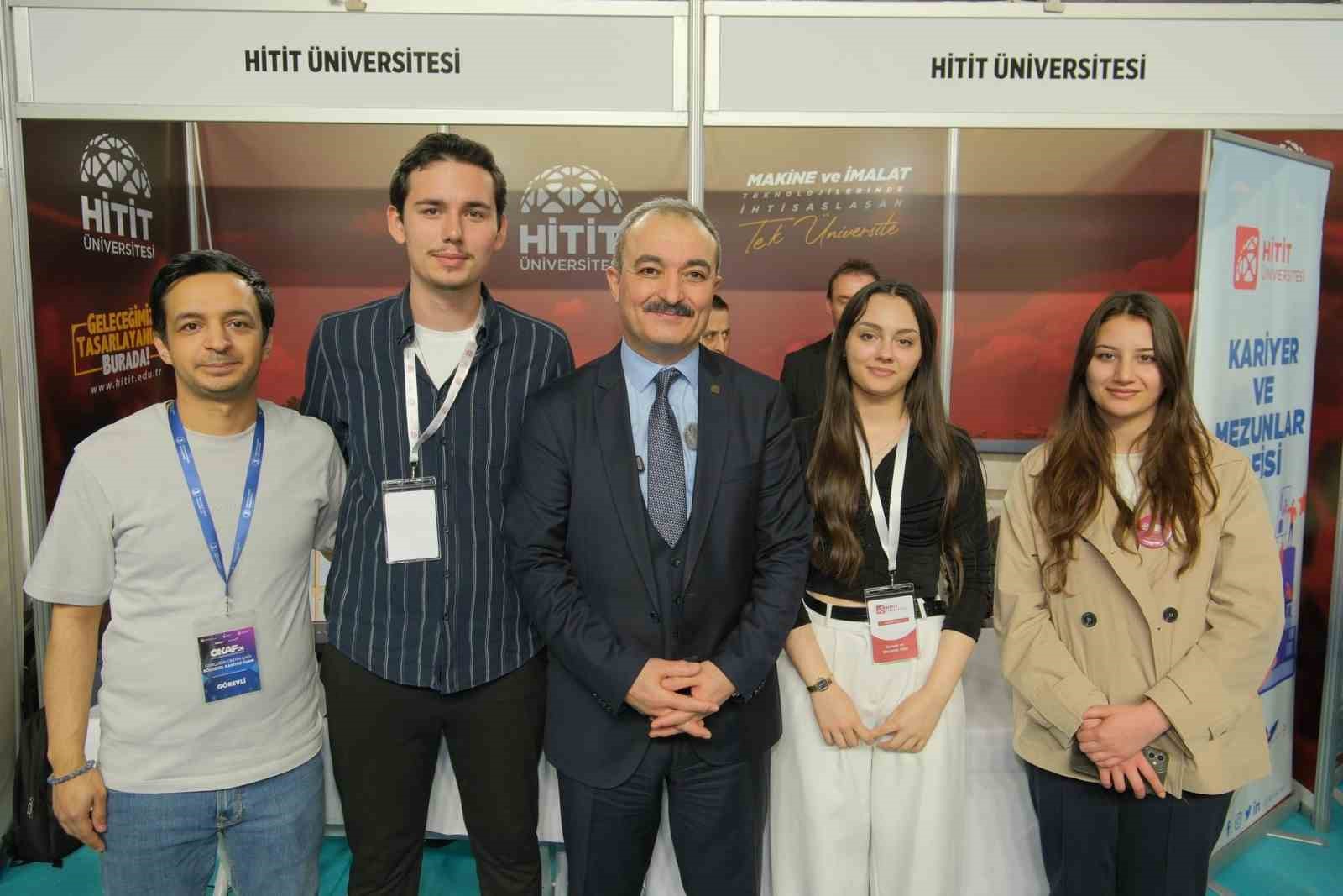 Hitit Üniversitesi standına OKAF’ta yoğun ilgi
