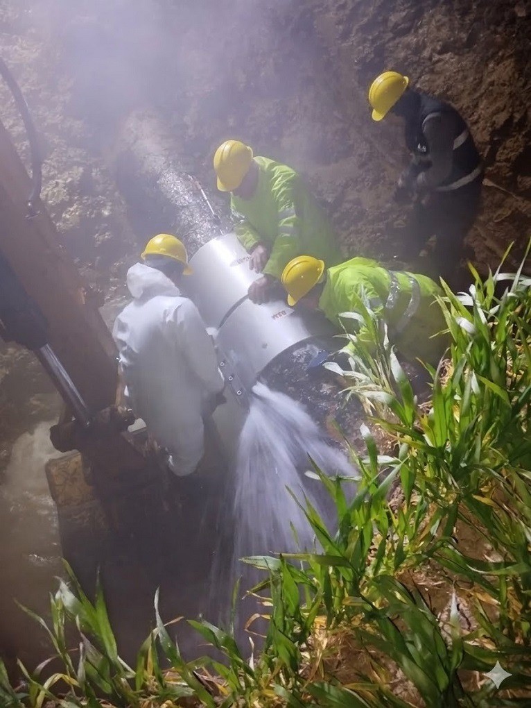 Hızlı müdahale su kesintisini önledi
