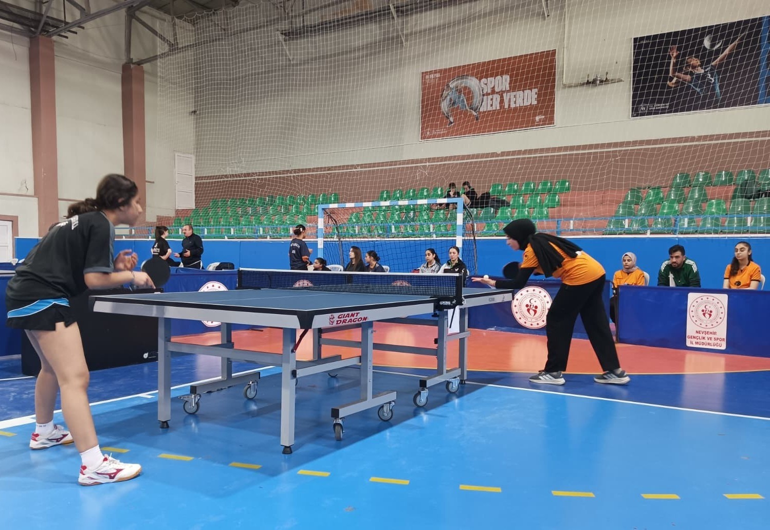 Horasan masa tenisinde Türkiye dokuzuncusu oldu
