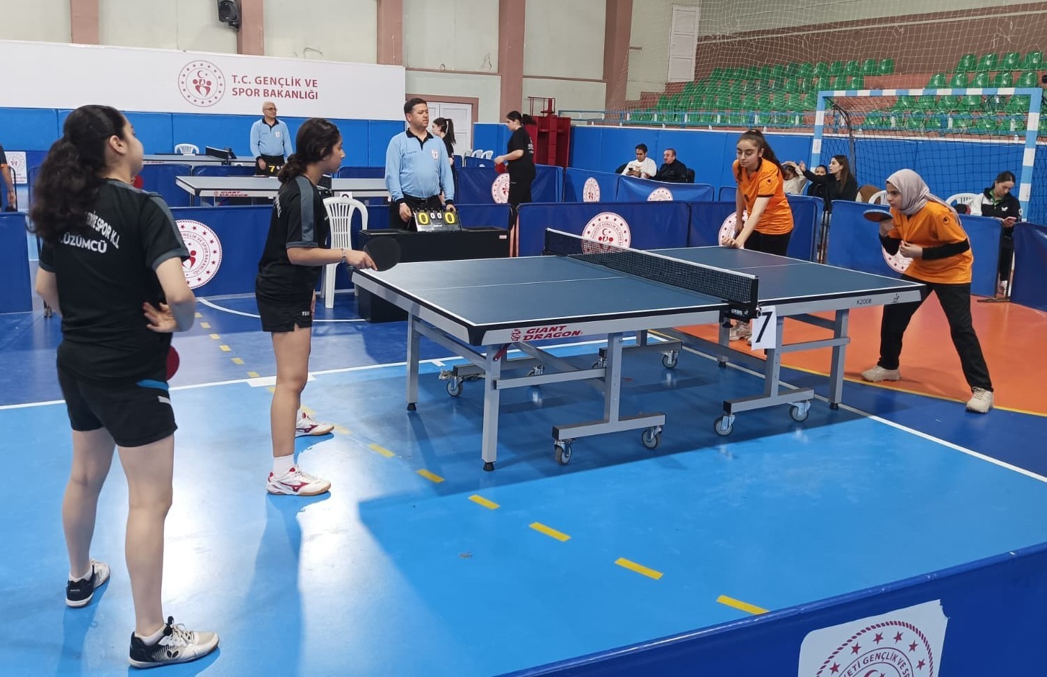 Horasan masa tenisinde Türkiye dokuzuncusu oldu
