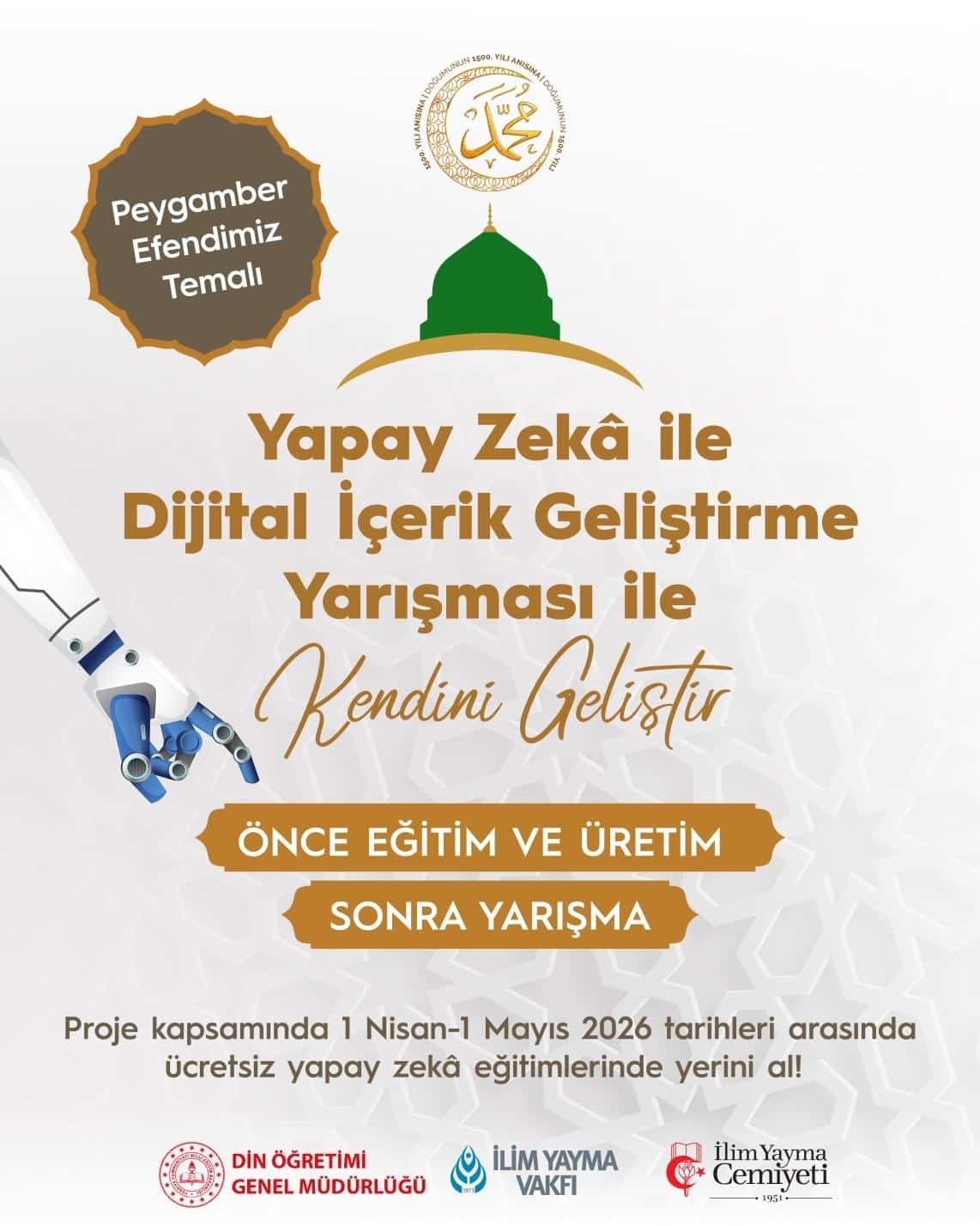 Hz. Muhammed’in doğumunun 1500’üncü yılı anısına anlamlı proje
