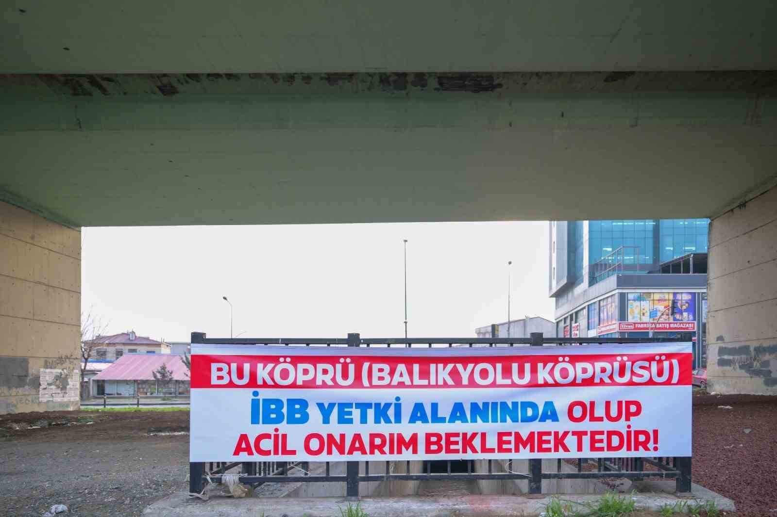 İBB’ye Ait Balıkyolu Köprüsü tehlike saçıyor: Vatandaş isyanda
İBB’ye Ait Balıkyolu Köprüsü tehlike saçıyor: Vatandaş isyanda