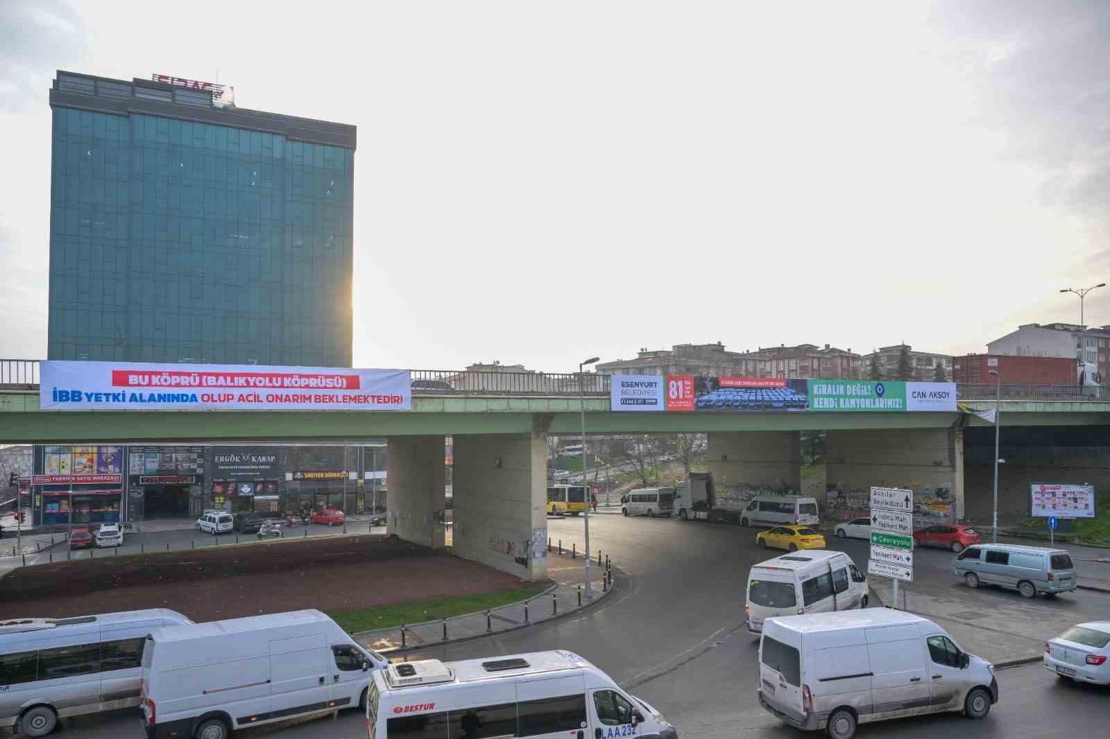 İBB’ye Ait Balıkyolu Köprüsü tehlike saçıyor: Vatandaş isyanda
İBB’ye Ait Balıkyolu Köprüsü tehlike saçıyor: Vatandaş isyanda