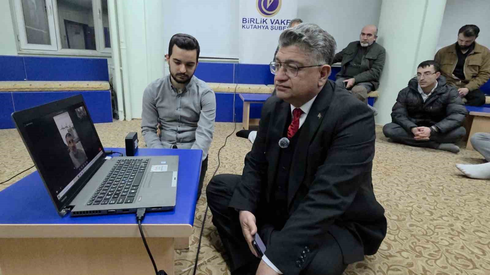 İçişleri Bakan Yardımcısı Ali Çelik, Kütahya’daki sahur programına canlı bağlantıyla katıldı
