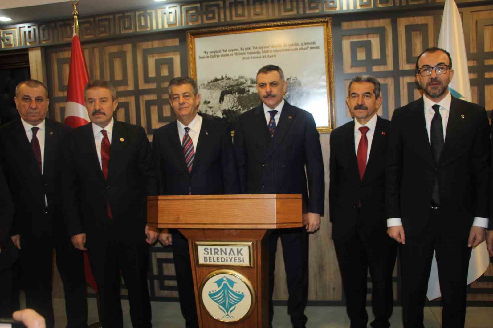 İçişleri Bakanı Çiftçi Şırnak’ta
