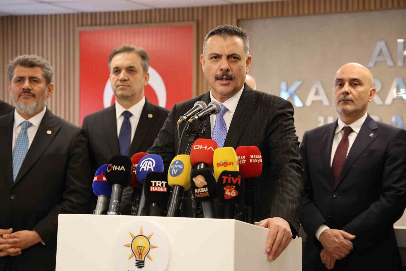 İçişleri Bakanı Mustafa Çiftçi: "Kahramanmaraş’a 19 milyar lira kamu kaynağı transfer edildi"
