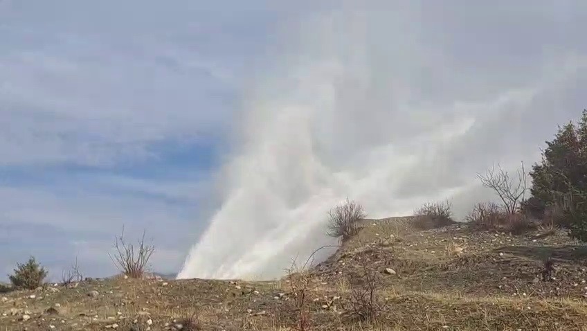 İçme suyu hattında arıza meydana geldi
