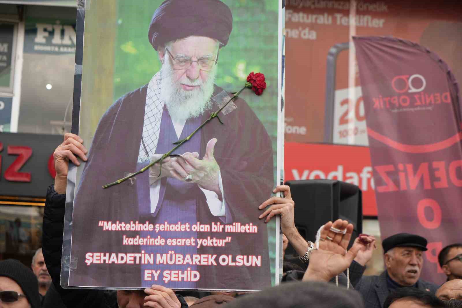 Iğdır’da İran’a yönelik saldırılara tepki
