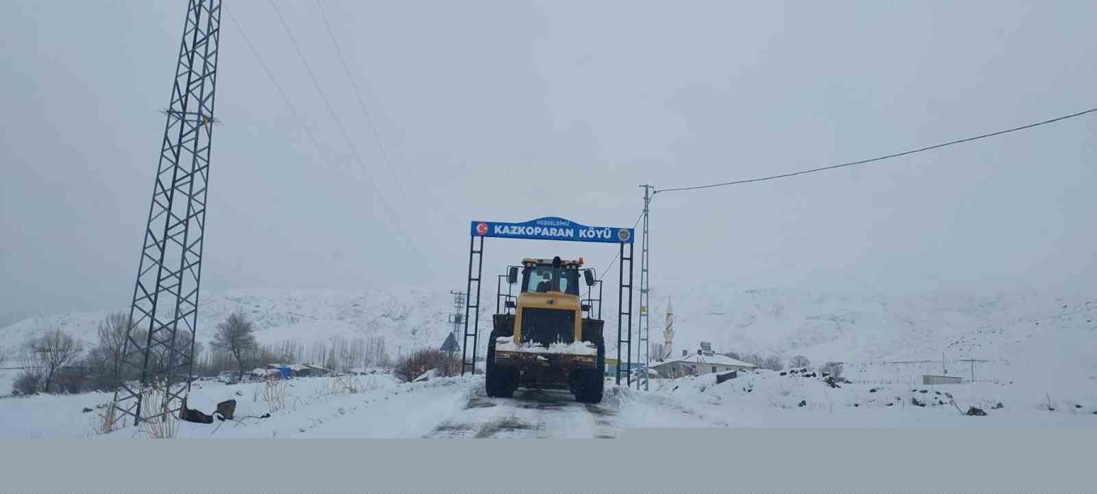 Iğdır’da karla mücadelede başarı: Kapalı köy yolu kalmadı

