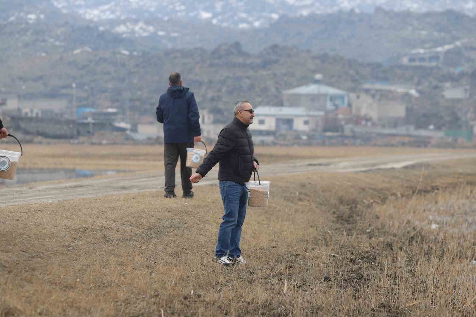 Iğdır’da kuşlar için yemleme ve gözlem etkinliği
