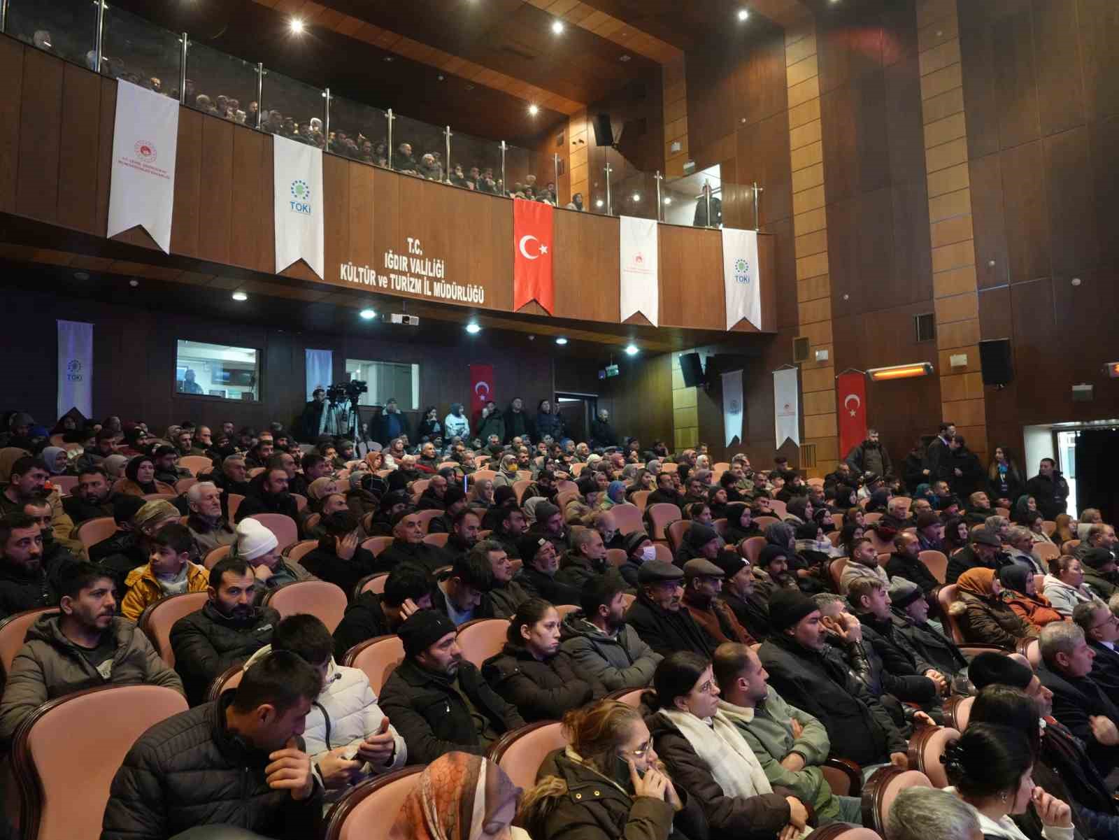 Iğdır’da Yüzyılın Konut Projesi Kapsamında bin 200 konutun hak sahipleri belirlendi
