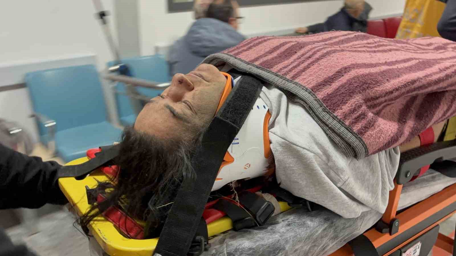 Ihlara Vadisi’ne düşen kadın ağır yaralandı
