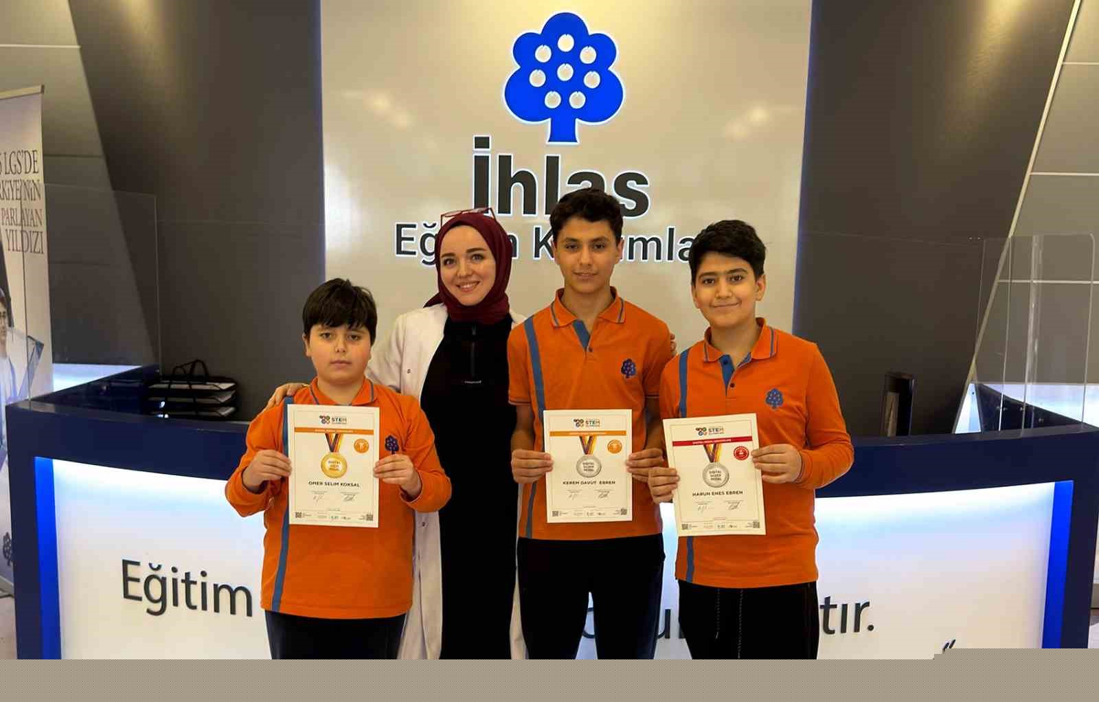 İhlas Koleji öğrencilerinden Uluslararası Stem Olimpiyatları’nda büyük başarı
