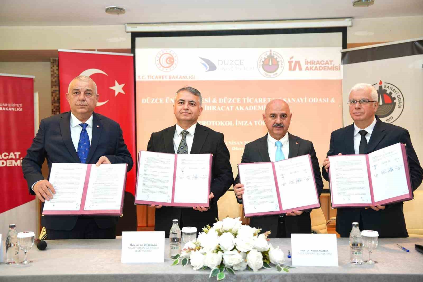 İhracat Akademisi protokolü imzalandı
İhracat Akademisi protokolü imzalandı