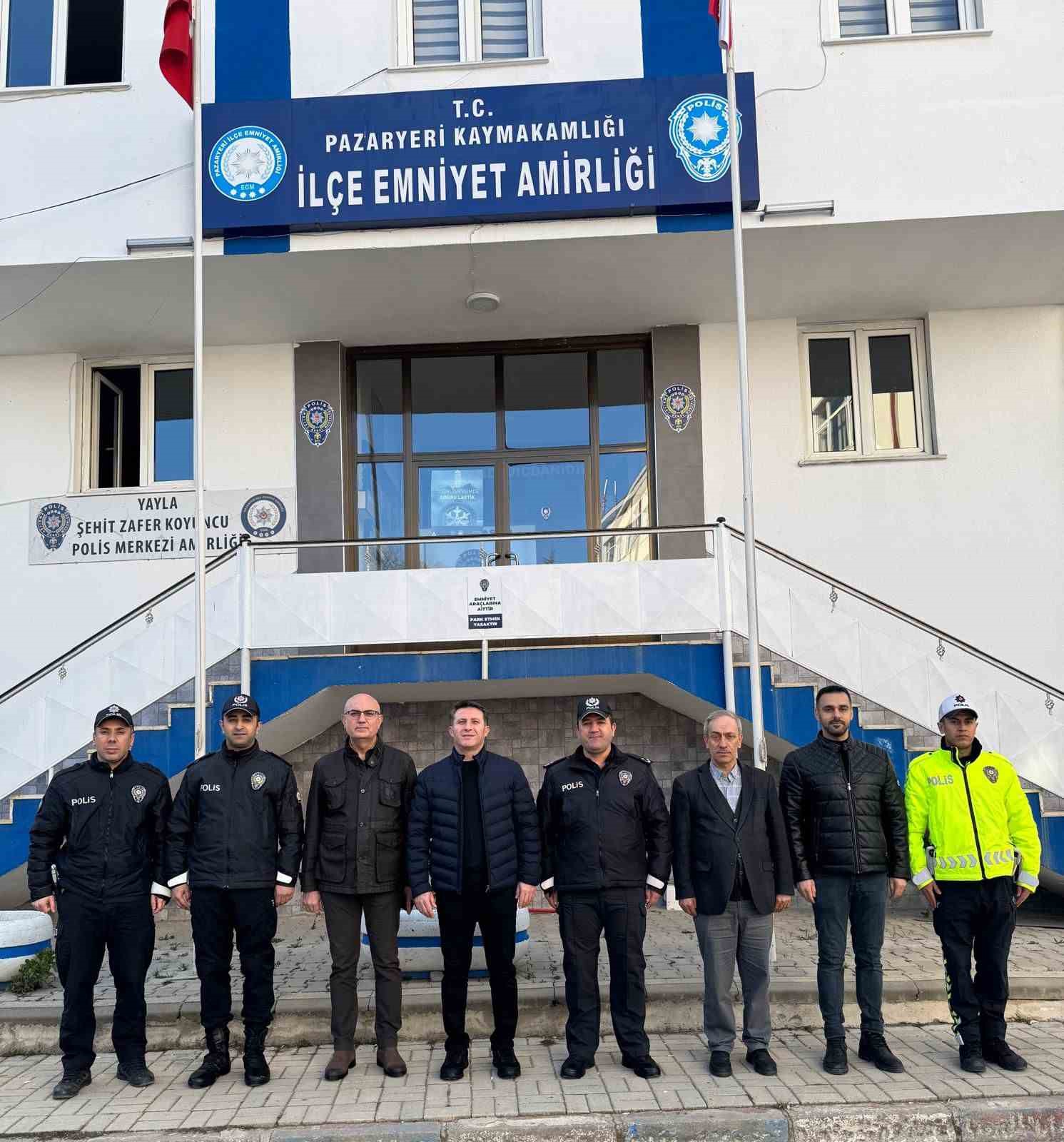 İl Emniyet Müdürü Çağlar’dan Pazaryeri’ne yakın takip
