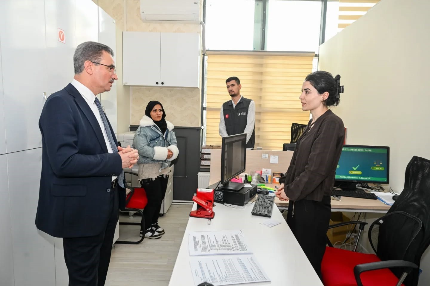 İl Göç İdaresi’nden Vali Baruş’a bilgilendirme
