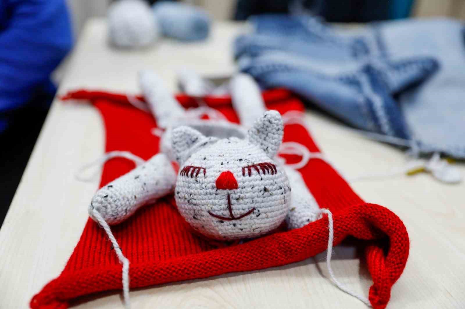 İlkadım’da atık malzemeler el emeğine dönüşüyor
