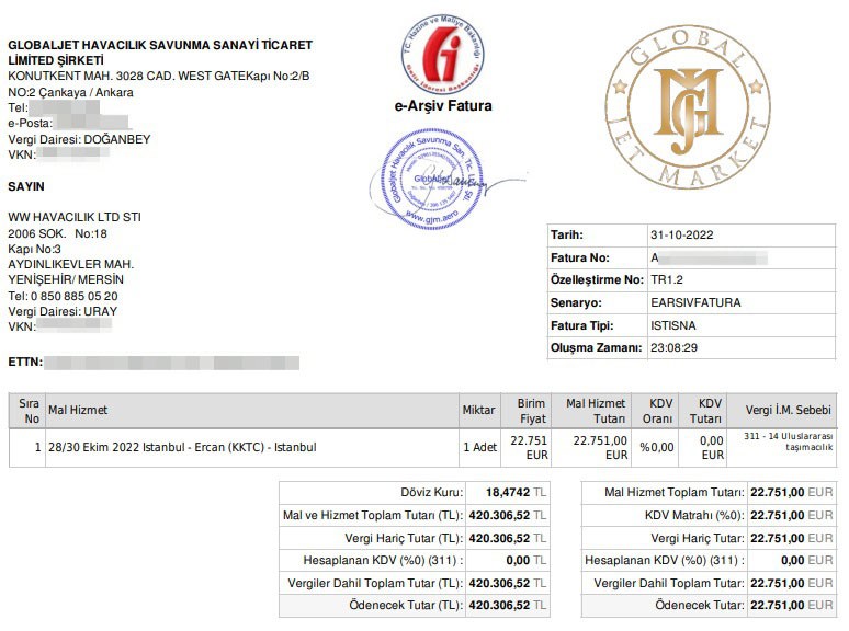 İmamoğlu’nun da kiraladığı uyuşturucu alemi yapılan uçağın faturası ortaya çıktı
