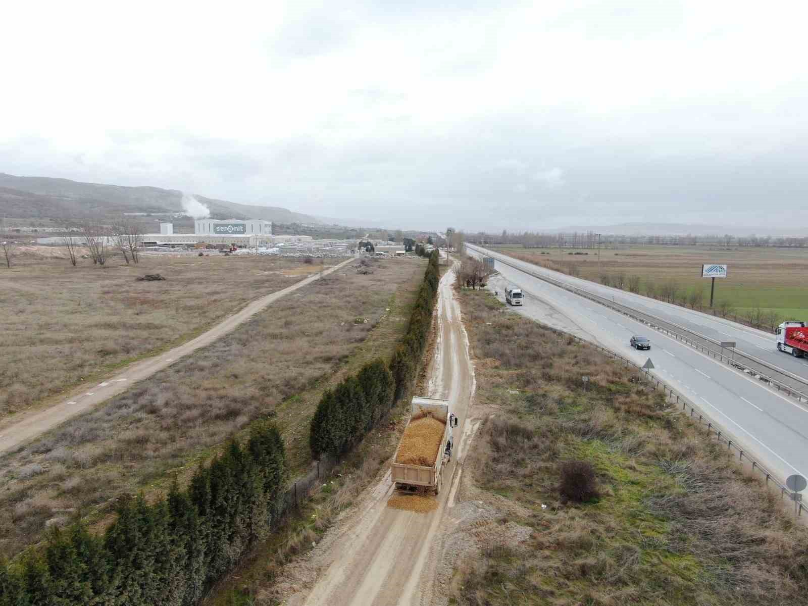 İnönü Belediyesi’nden ulaşım altyapısına iyileştirme çalışması
