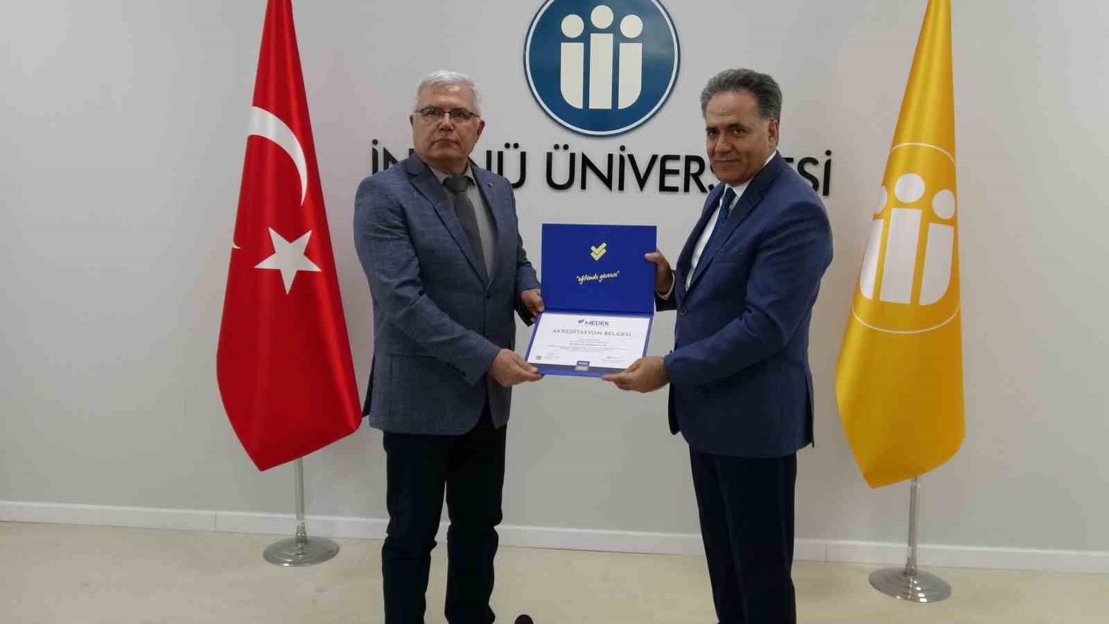 İnönü Üniversitesi’nde akreditasyon başarısı

