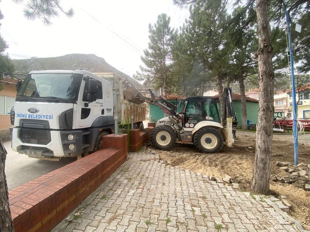 İnönü’de alt yapı çalışmaları
