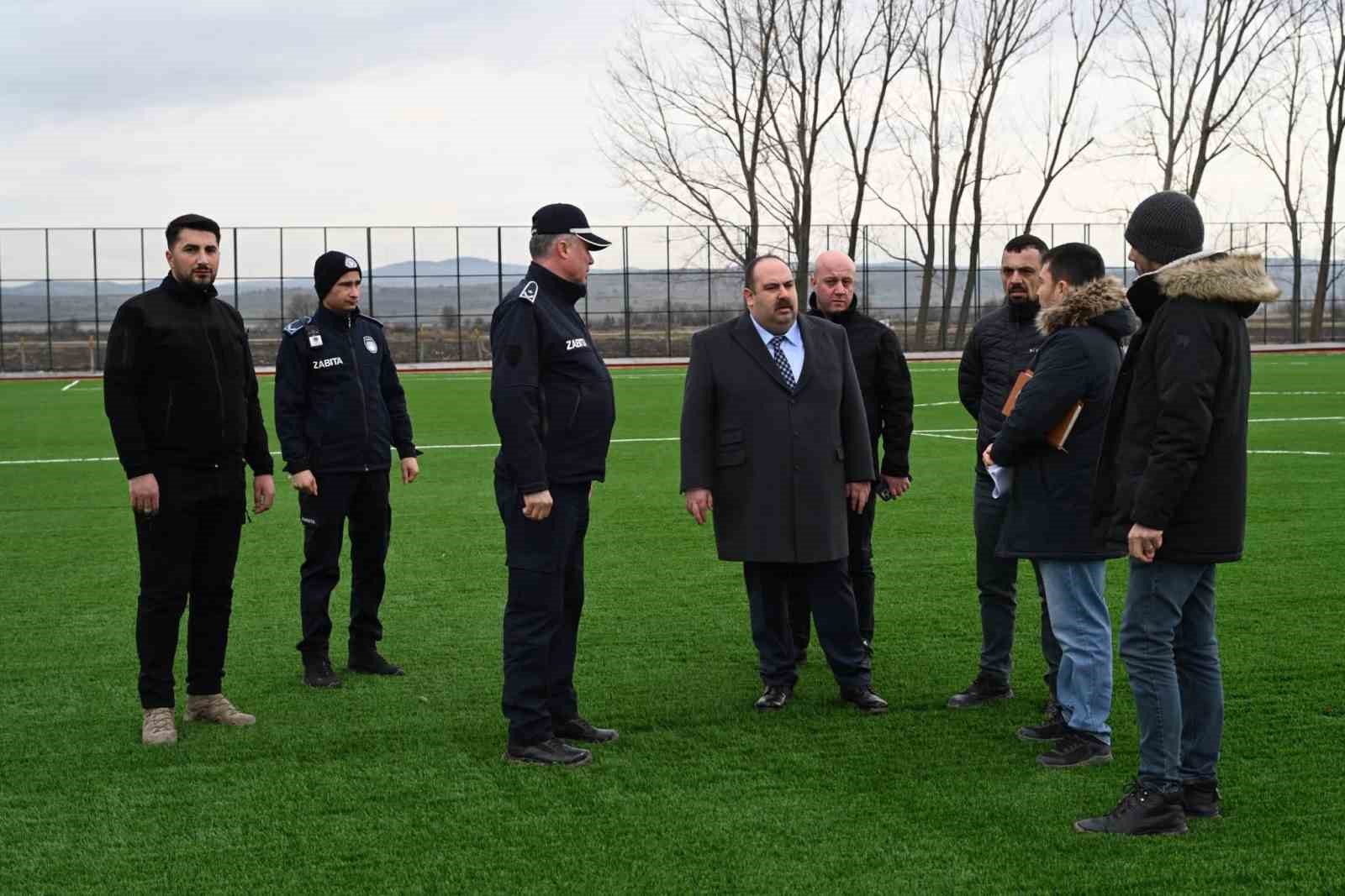 İnönü’de spor kompleksi hızla yükseliyor
