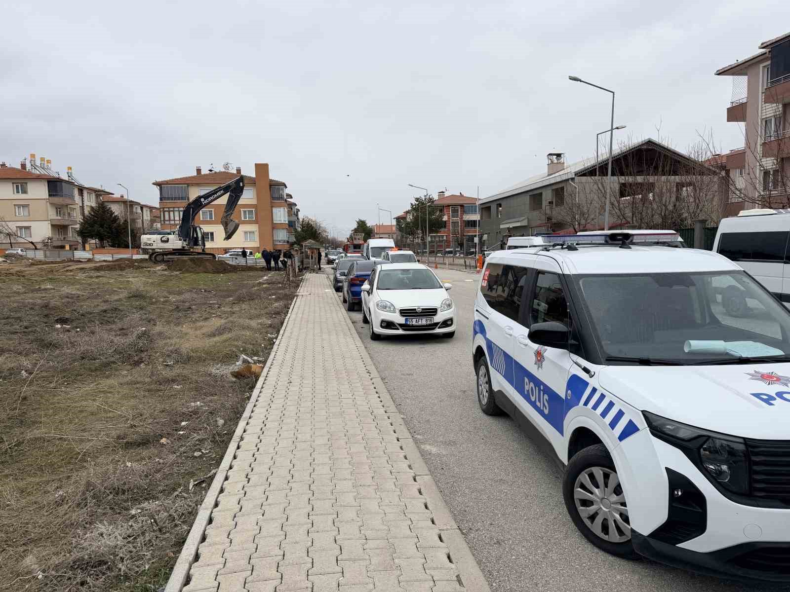 İnşaat alanında doğalgaz hattı koptu, ekipler seferber oldu
