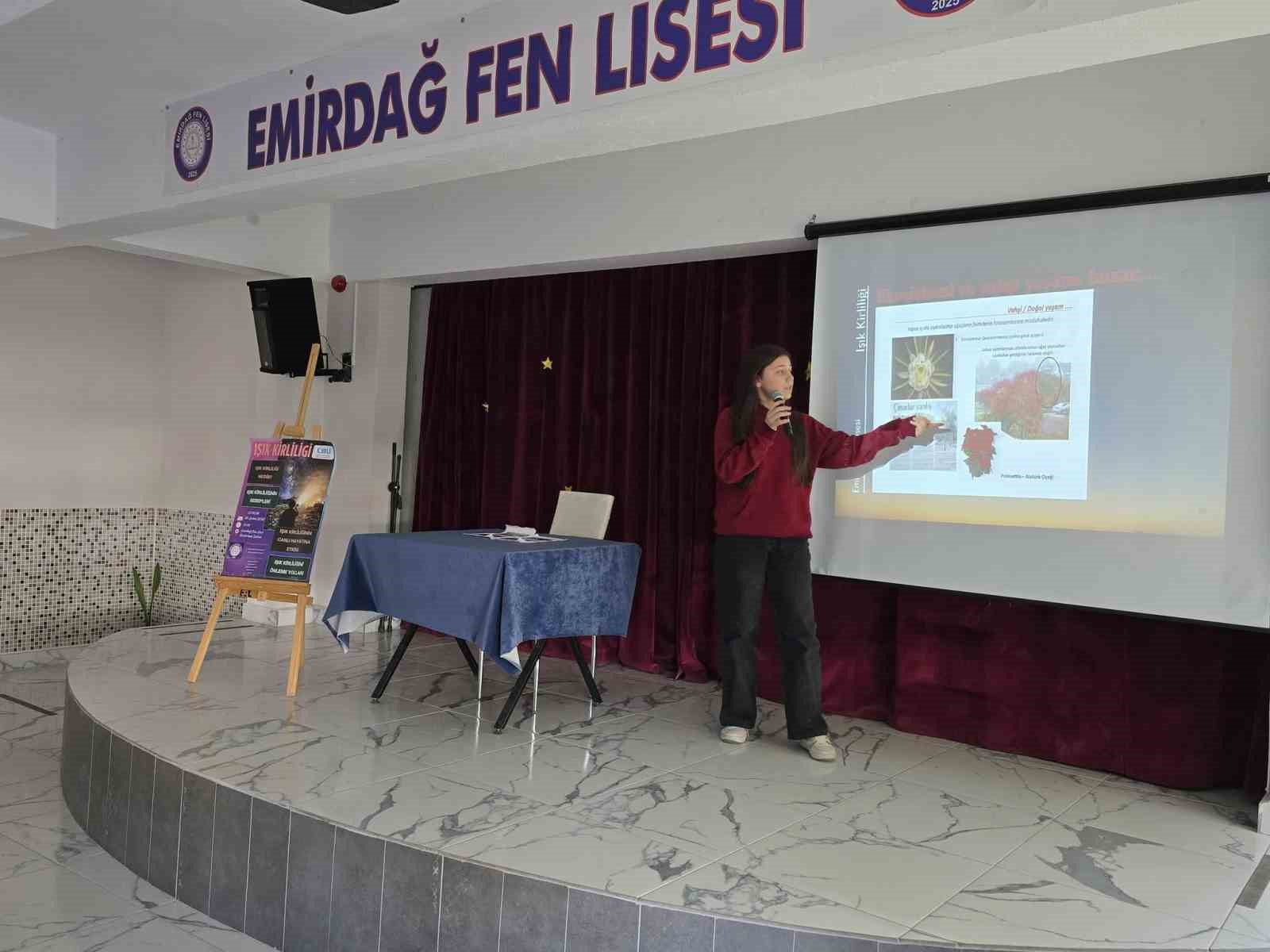 ‘Işık Kirliliği’ sunumu büyük ilgi gördü
