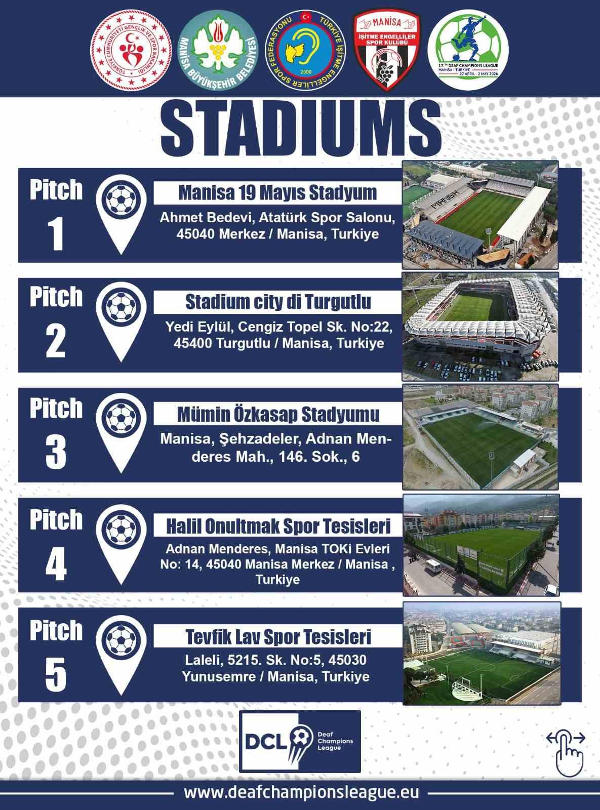 İşitme Engelliler Şampiyonlar Ligi ilk kez Manisa’da
