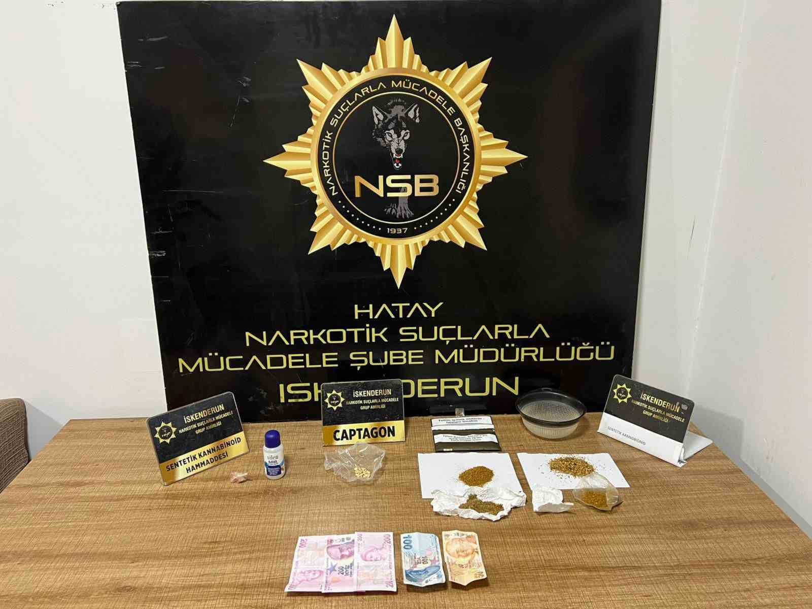 İskenderun’da uyuşturucu operasyonu: 2 tutuklama

