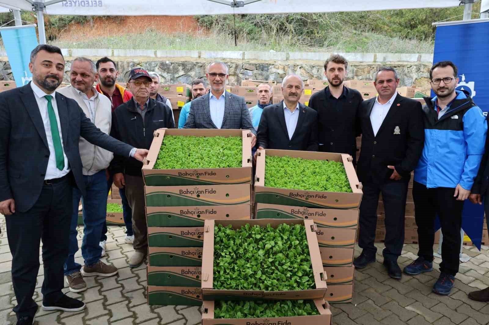 İşlenmeyen araziler üretime dönüyor: Çiftçilere yüzde 75 hibeli fide desteği
