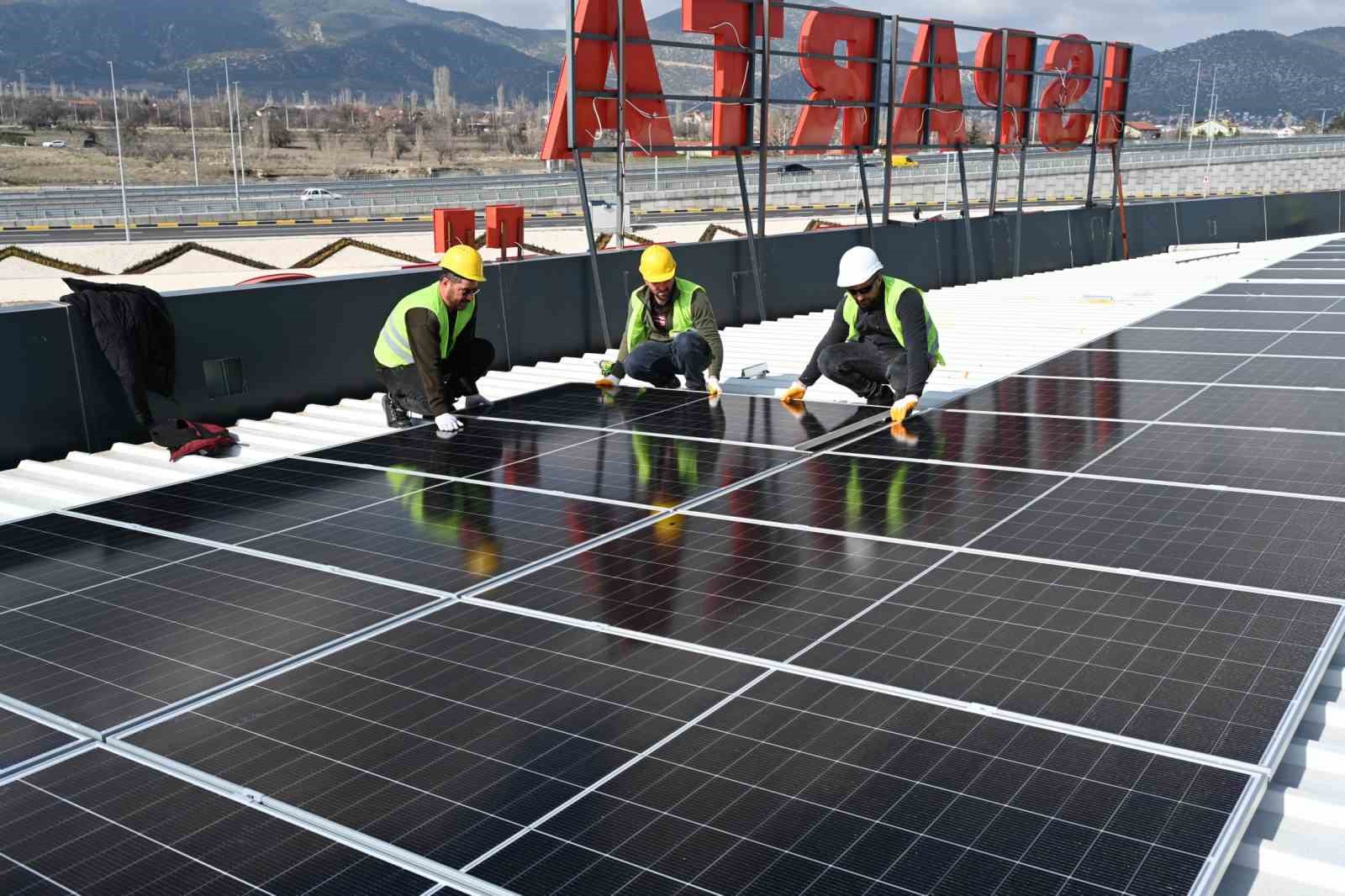 Isparta’da yeni otogarın çatısına 1,3 MW’lik GES kuruluyor
