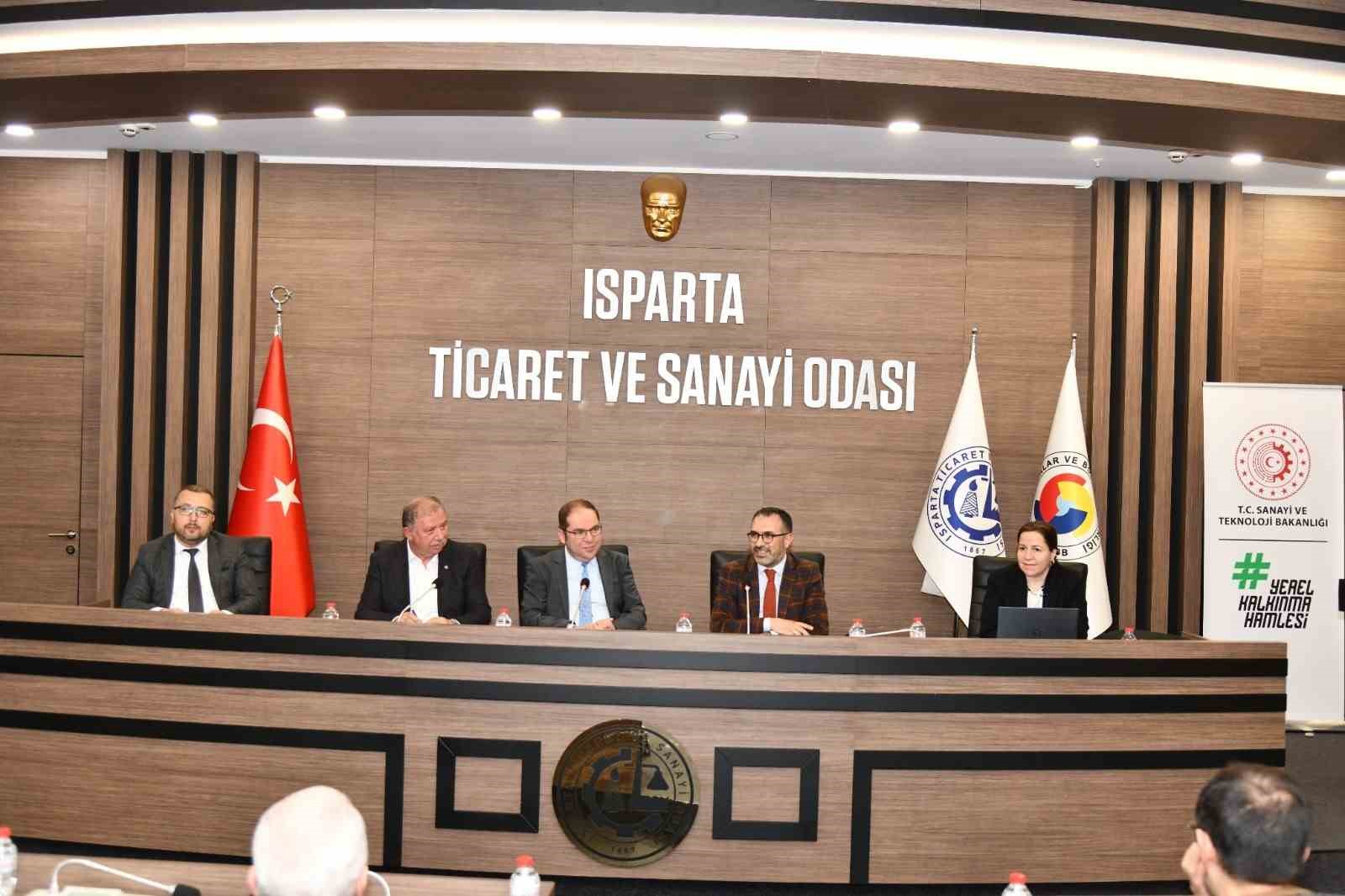 Isparta’da yerel kalkınma hamlesi tanıtıldı: Dört stratejik alana yatırım çağrısı
