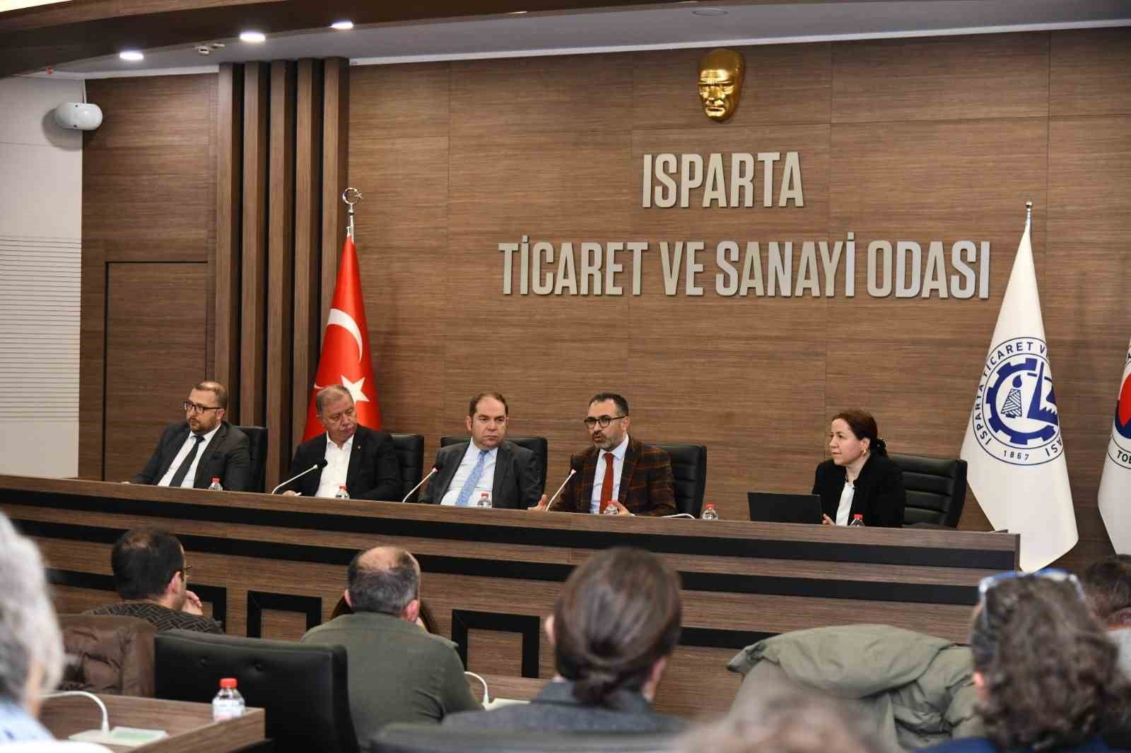 Isparta’da yerel kalkınma hamlesi tanıtıldı: Dört stratejik alana yatırım çağrısı
