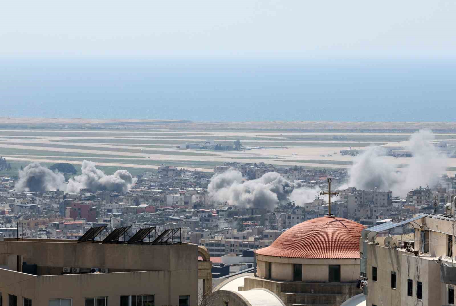 İsrail’den Lübnan’a çatışmaların başlamasından bu yana en büyük hava saldırısı
