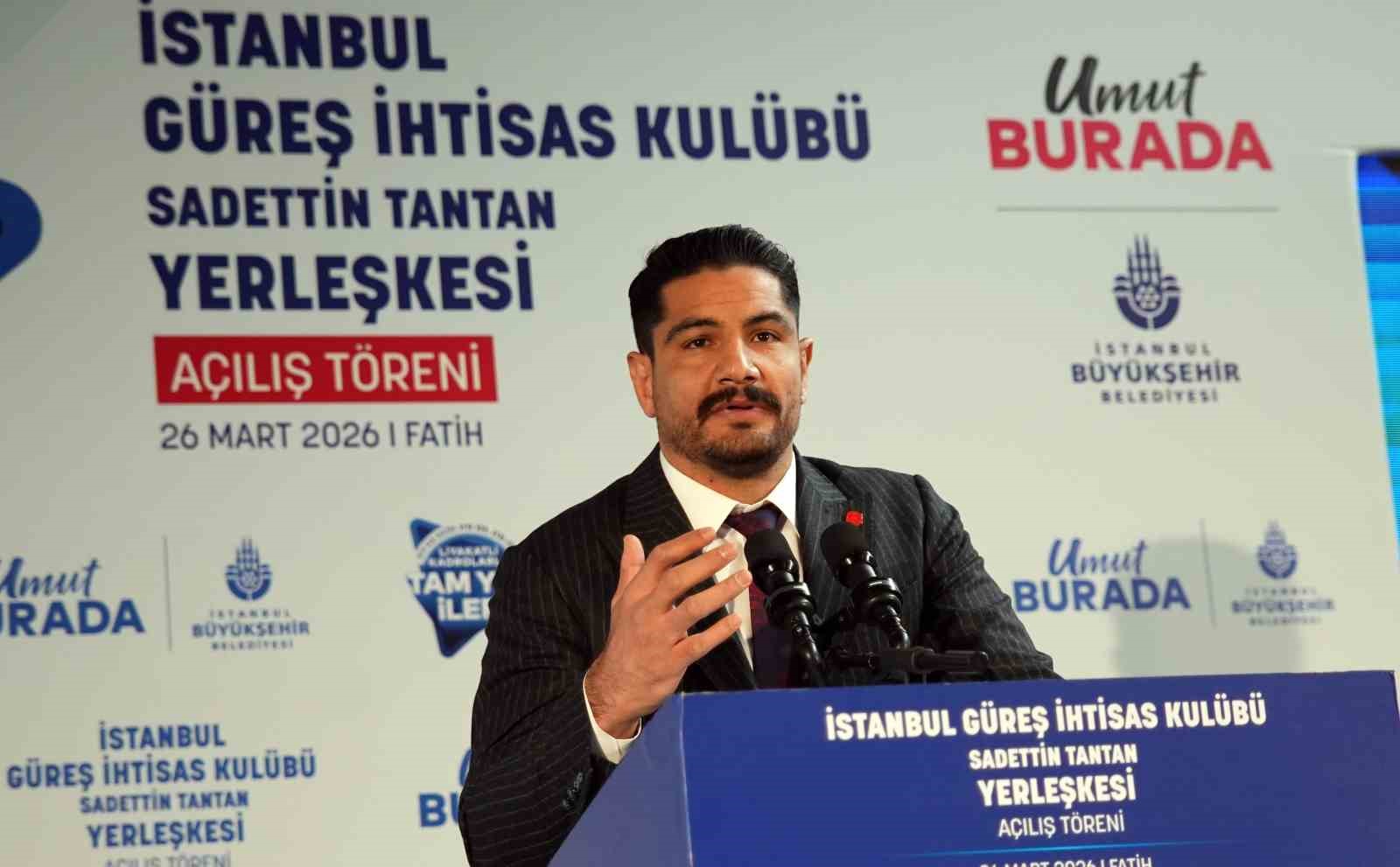 İstanbul Güreş İhtisas Kulübü Sadettin Tantan Yerleşkesi açıldı

