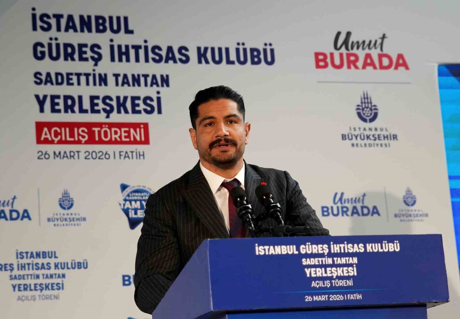 İstanbul Güreş İhtisas Kulübü Sadettin Tantan Yerleşkesi açıldı
