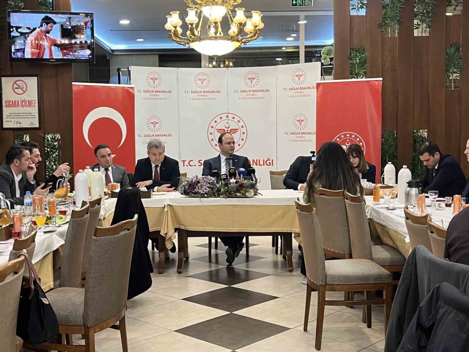 İstanbul İl Sağlık Müdürlüğü, basın mensuplarıyla iftarda buluştu
