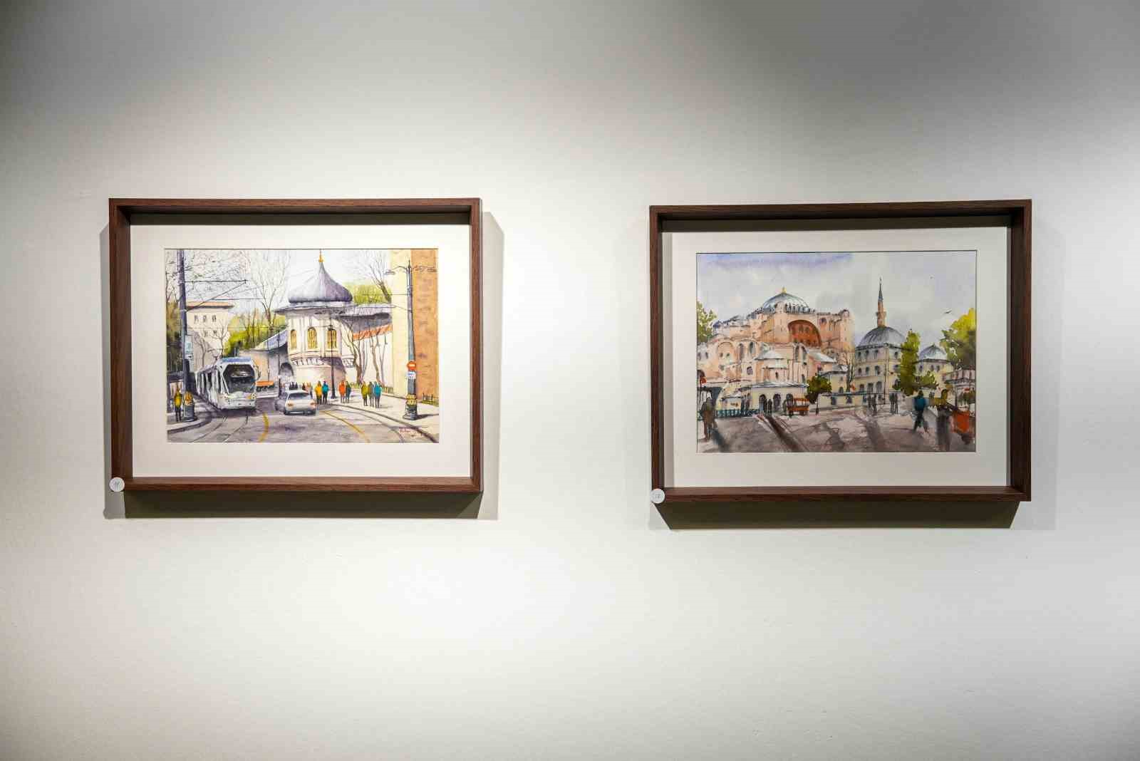 "İstanbul’da Bahar" sulu boya sergisi sanatseverlerle buluştu
"İstanbul’da Bahar" sulu boya sergisi sanatseverlerle buluştu