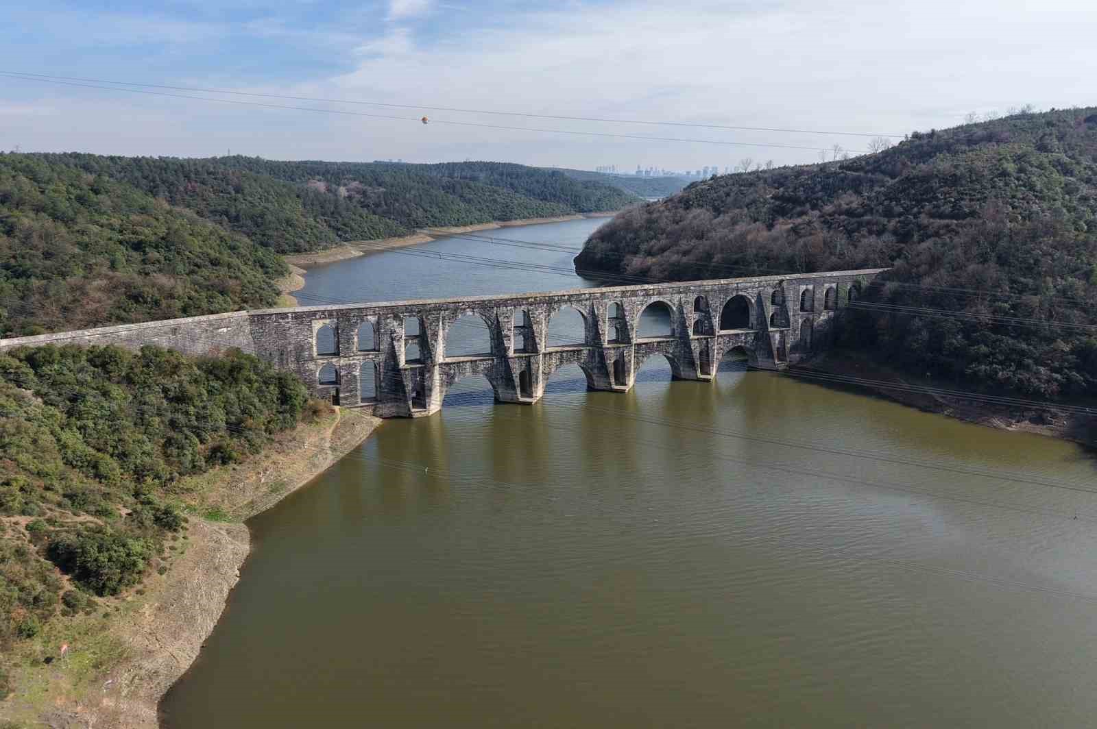İstanbul’da barajlarda doluluk oranı yüzde 45,95 oldu; Mağlova Kemeri yeniden suyla buluştu
