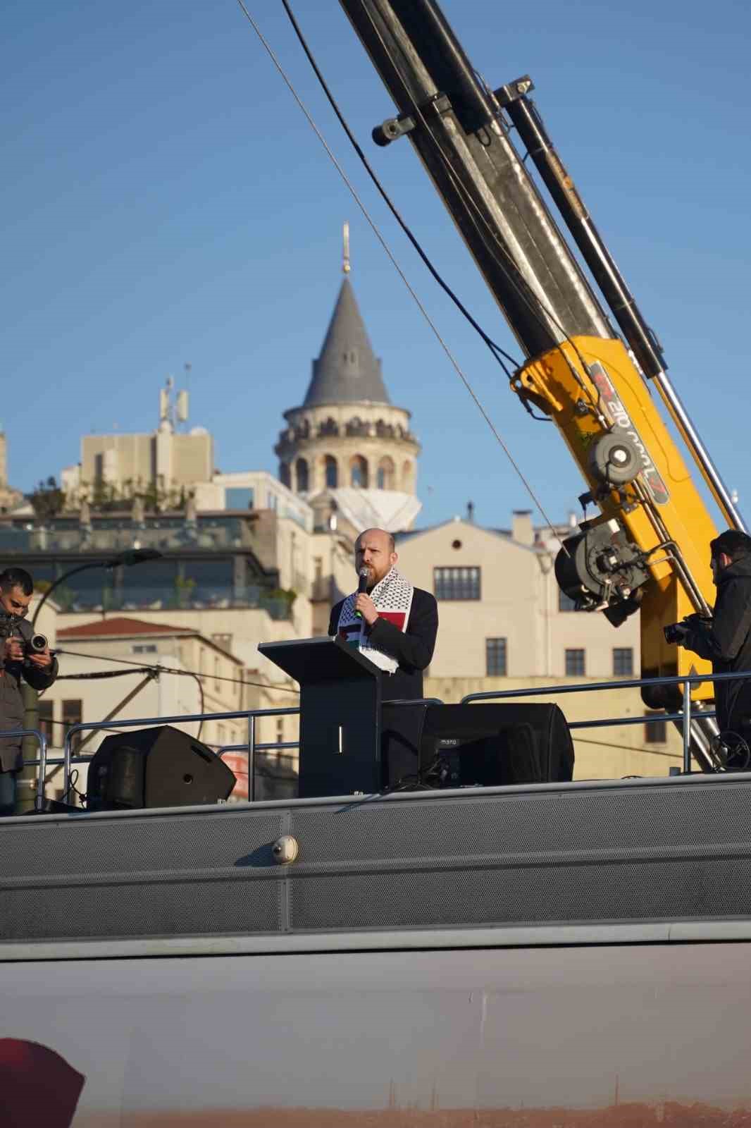 İstanbul’daki Filistin yürüyüşüne yaklaşık 520 bin kişi katıldı
